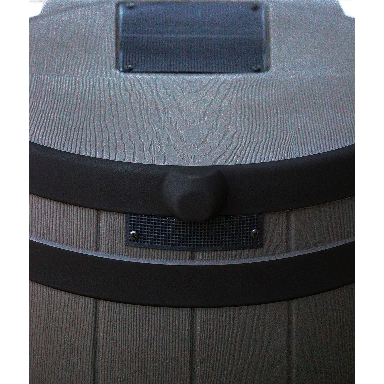Good Ideas Rain Wizard 40 Gallon Rain Barrel with Darkened Ribs - Oak