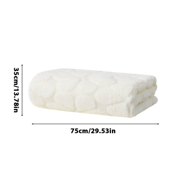 fheaev Velvet Towel With Thickened Turtle Back Velvet Soft And Drying And Water Absorption