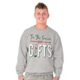 thumbnail image 5 of Christmas Tis The Season Presents Sweatshirt for Men or Women Brisco Brands M, 5 of 6