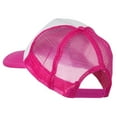 thumbnail image 3 of Dollar Sign Logo Embroidered Foam Mesh Back Cap - Hot Pink White OSFM, 3 of 5
