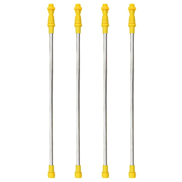BRIGHTFUFU 4 varillas pulverizadoras largas para jardinería, agrícolas, de repuesto