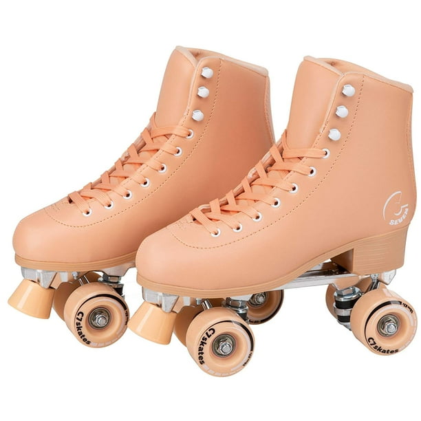 C SEVEN Cute Roller Skates for Girls and Adults (Peachy Keen) Walmart