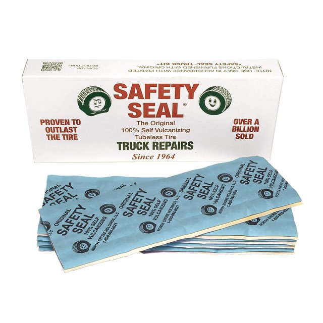 Recarga de reparación de neumáticos Safety Seal, 30 tapones de 8" para camión sin cámara