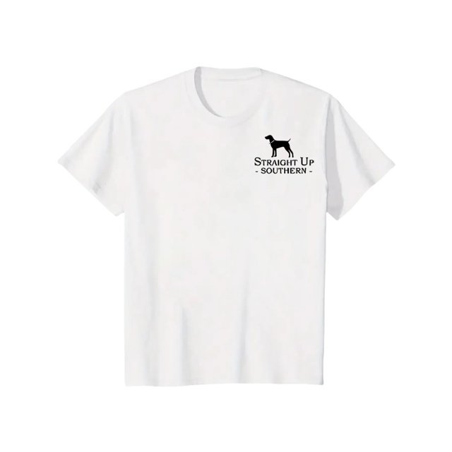100% Cotton Dual-Sided Print T-Shirt - Southern Wildlife & American Flag Design, Relaxed Fit Unisex Tee for Men & Women, Breathable Casual Wear for Daily Leisure & Vacation