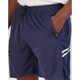 thumbnail image 3 of Real Essentials 4 Pack: Men's 7" Athletic Running Quick Dry Mesh Shorts with Zipper Pockets (Available in Big & Tall), 3 of 6