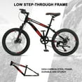 thumbnail image 5 of Ktaxon 20" Mountain Bike, 7 Speed Bike with Disc Brakes, Black, 5 of 8