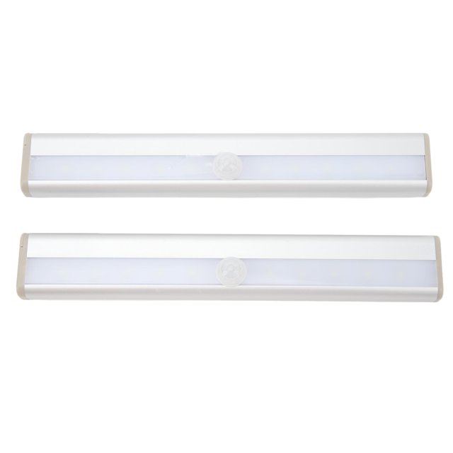 2 uds RV luces de paso día noche percepción alta sensibilidad iluminación blanca Sensor de movimiento tira de luz