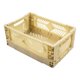 thumbnail image 5 of Caja de almacenamiento, caja plegable plegable para artículos diversos, organizador de juguetes, solución fácil para organizar el hogar, caja de almacenamiento eficiente para juguetes, amarillo, 5 of 8