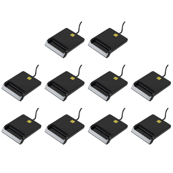 Peggybuy USB Smart Card Reader DNIE ATM CAC IC ID SIM Card Reader for Windows Linux