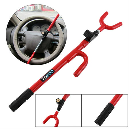 WALFRONT Steering Wheel Lock,New Universal Auto Car Anti-Theft Security System Steering Wheel Lock SUV (Best Truck Security Systems)