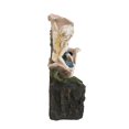 thumbnail image 5 of Decorative 3 Tier Fairy Tabletop Water Fountain with LED Light, Rustic Accent Waterfall Fountain with Angel Girl and Pink Flower Design for Indoor Tabletop and Outdoor, 8.9L*4.7W*13.4H Inches, 5 of 9