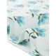 thumbnail image 5 of Top de manga corta con estampado floral de verano para mujer Azul M, 5 of 5