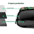 thumbnail image 4 of YFYANG 13 inch Universal Laptop Bag Oxford Cloth Laptop Sleeve, Multi-functional Cartoon Floral Pattern Notebook Computer Messenger Bag Handbag, 4 of 8