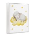 thumbnail image 2 of Stupell Industries Eclectic Sleeping Sheep on Yellow Cloud White Framed Giclee Art, 24 x 30, by LSR Design Studio, 2 of 8