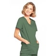 thumbnail image 5 of Cherokee Workwear Core Stretch Women's Scrubs Top Mock Wrap 4728, 5 of 6