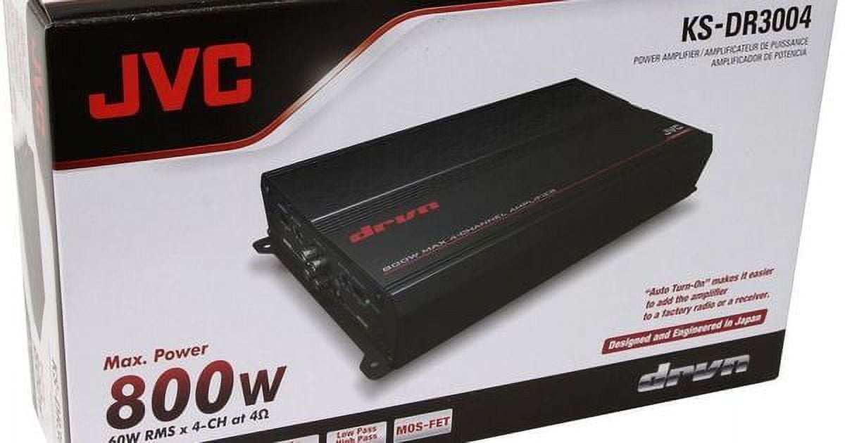 JVC KS-DR3004 DRVN DR3 4-Channel 800W Power Amp Kenya Ubuy