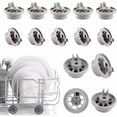 thumbnail image 1 of Dishwasher Rollers,20 Pieces 165314 Universal Dishwasher Lower Rack Wheels Replacement Parts Lower Rack Accessories for Many Common Dishwashers, 1 of 5