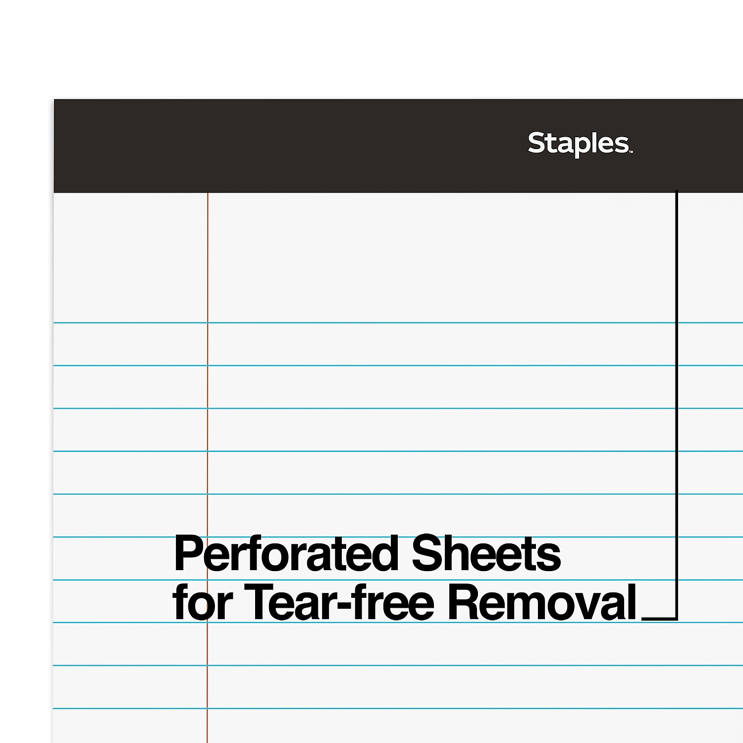 Staples Notepads 8.25" x 11.75" Wide White 50 Sh./Pad 72 Pads/PK TR57339CT