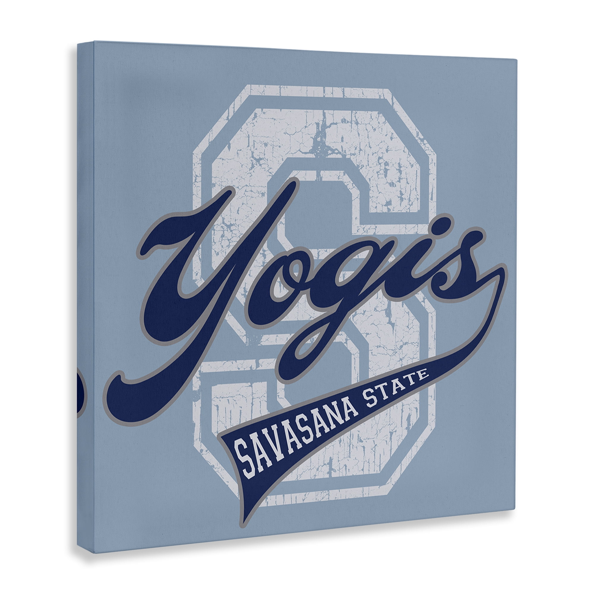 Stupell Industries Savasana State Yogis Text & Numbers Painting Wrapped Canvas Art Print Wall Art, 36 x 36