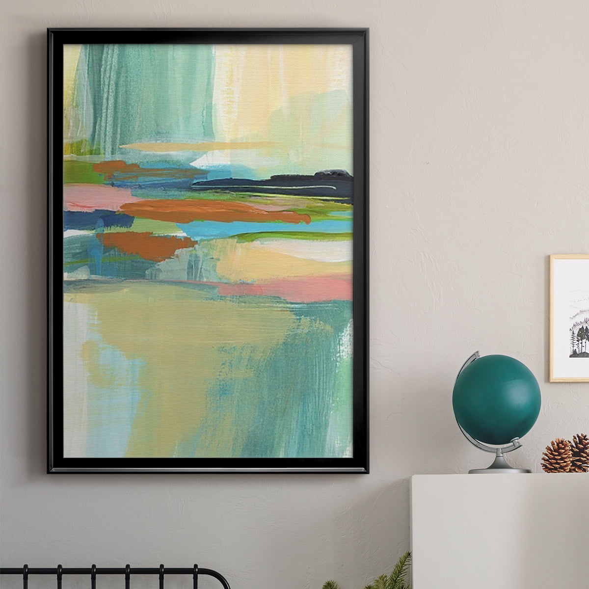 Radiant Horizon I Premium Framed Print, in Gold, Black, or Silver - Ready to Hang