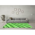 thumbnail image 3 of Ahgly Company Indoor Square Abstract Green Modern Area Rugs, 5' Square, 3 of 4