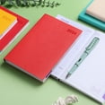 thumbnail image 4 of 2024 A5 Planner Notebook Diary Journal 150 páginas Horario en inglés (rojo), 4 of 5