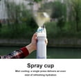 thumbnail image 3 of Greeniant 500 ML Bicicleta Bebida Botella de agua Aerosol Niebla fresca Bicicleta Taza Botellas Ciclismo Beber Contenedor Deportes al aire libre Ciclismo Verde Greeniant OD022067-02, 3 of 6