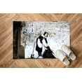 thumbnail image 5 of Maid Sweeping Rugs, Abstract Rugs, Banksy Rug, Banksy Woman Rug, Hallway Rug, Gift For Him, Indoor Rug, Corridor Soft Rug, Gift For Him, 1.7'x2.3' - 50x70 cm, 5 of 8
