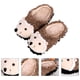 thumbnail image 5 of EeaseMX par de pantuflas de erizo de dibujos animados, pantuflas de invierno para interior, pantuflas cálidas de felpa, 5 of 7