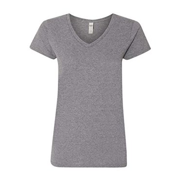 Gildan T-Shirt Col en V en Coton Lourd pour Femmes 5.3 oz.-G500VL