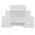 thumbnail image 4 of Electric Meter,Digital LCD 220V Single Dinrail Energy Meter Single Phase Electric Meter Precision Engineered, 4 of 8