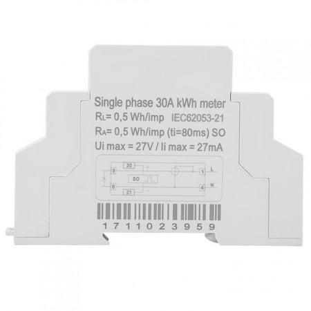 

Domqga Electric Meter Din-rail Energy Meter Digital For Home Office