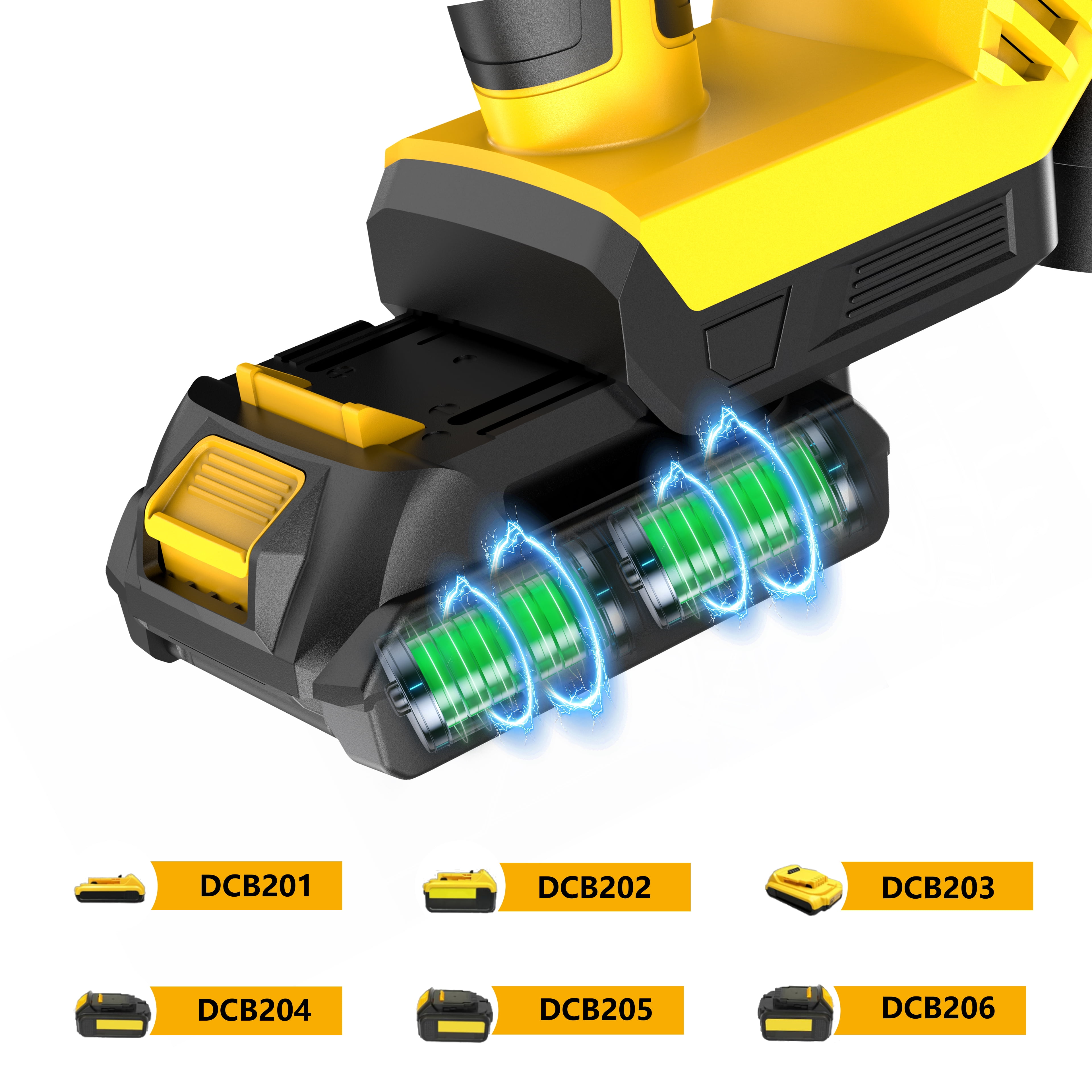 Cordless Brushless Jig Saw Compatible with De walt 20V MAX Battery(No Battery), 7 Speeds, 2900RPM, LED, 45° Bevel Cuts, 3 Orbital Action, with Jigsaw Blades for Straight, Curve, Circle Cutting