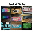 thumbnail image 1 of xinxixnxx PBT Keycaps Anti-Grease Mini for 61 64 68 71 82 84 Layout Keyboard Orange, 1 of 5