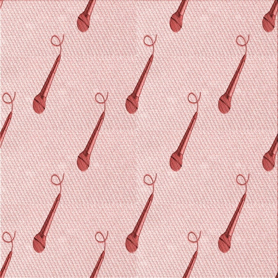 Ahgly Company Indoor Square Patterned Pastel Red Pink Area Rugs, 7' Square