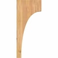 thumbnail image 3 of 3 1/2"W x 12"D x 28"H Huntington Smooth Corbel, Western Red Cedar, 3 of 9