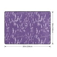 thumbnail image 2 of Area Rugs For Living Room Decor - Lavender Flowers Purple White Soft Anti Slip Throw Washable Rugs 5x7 For Bedroom, Indoor Carpet For Bedroom Living Room 80x58In, 2 of 7