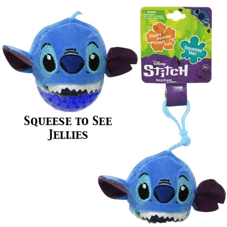 6 PCS Stitch Plush Squish Ball Keychain