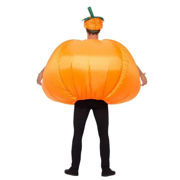 Pumpkin Inflatable Costume Adult Orange Black Pumpkin Inflatable Costume Adult Orange Black