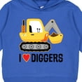 thumbnail image 3 of Inktastic Construction Truck I Love Diggers Toddler Hoodie, 3 of 4