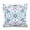 Blue, variant on Ornamental Floral Throw Pillow Covers Couch Pillowcases Decor for Bed Sofa 18" x 18"