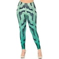 thumbnail image 3 of Creamy Soft Leggings Premium Women's Ombre Green Guns Extra Plus, High Rise, Stretchy, Comfortable, 3X-5X Leggings - by USA Fashion™, 3 of 7