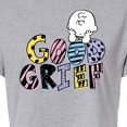 thumbnail image 3 of Peanuts - Good Grief Charlie Brown - Juniors Cropped Cotton Blend T-Shirt, 3 of 6