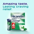 Nicorette Nicotine Lozenges, Stop Smoking Aids, 4 mg, Mint, 72 Count