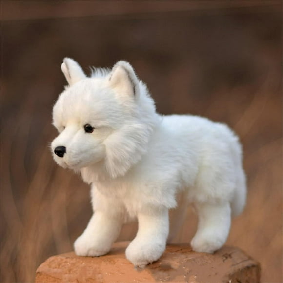 Jouet en Peluche Renard Arctique 11 Pouces, 28 cm, Poupée en Peluche Renard Reine des Neiges Douce (B-Run)