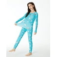 thumbnail image 3 of Beezizac 2-Piece Toddler Girls Christmas Pajamas Cotton Snug-Fit, Size 4T-14, 3 of 7
