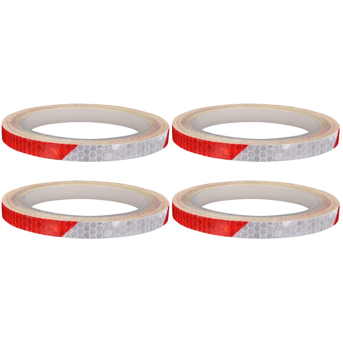 4 pcs Wheel Reflective Stickers Bike Wheel Safe Accessories Cycling Wheel Rim Stickers