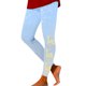 thumbnail image 1 of Gibobby Leggins Termicos Mujer Leggings de yoga ajustados con estampado navideño degradado para mujer Seven (Aqua, XL), 1 of 5