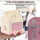 thumbnail image 2 of Cute Alarm Clock For Kids, Cute Digital Clock, Cute Milk Box Shape Clock Children Wake Up Clock,5 Minute Alarm, Rechargeable Alarm Clock For Bedroom R, 2 of 5