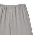 thumbnail image 3 of yillto Mens Pajamas Set Big and Tall Lightweight Summer Pjs Sleepwear Soft Comfy Short Sleeve Loungewear Shorts, 3 of 6